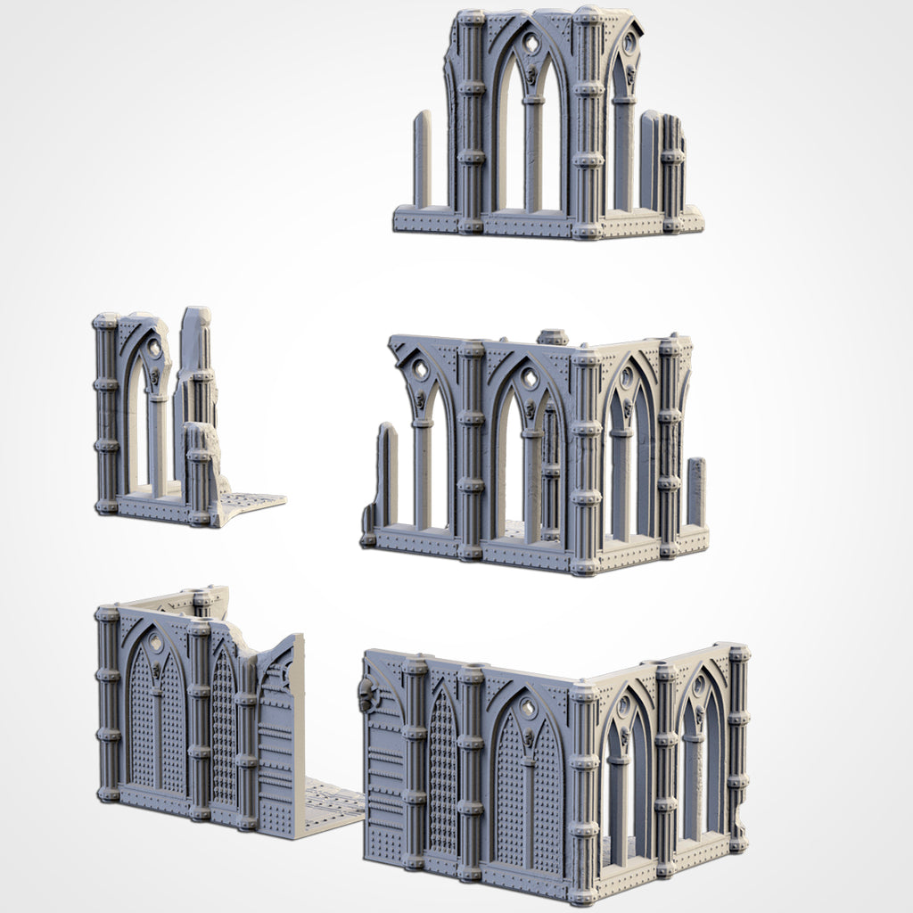 Cathedral Ruins 01 Terrain (Multi-Listing)