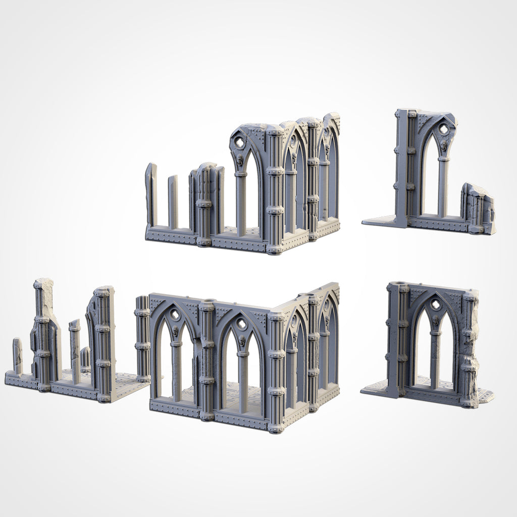 Cathedral Ruins 01 Terrain (Multi-Listing)