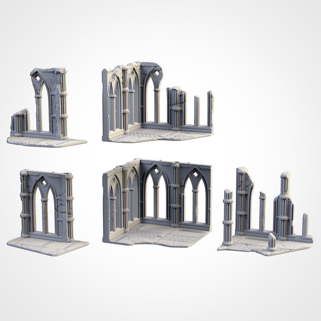 Cathedral Ruins 01 Terrain (Multi-Listing)