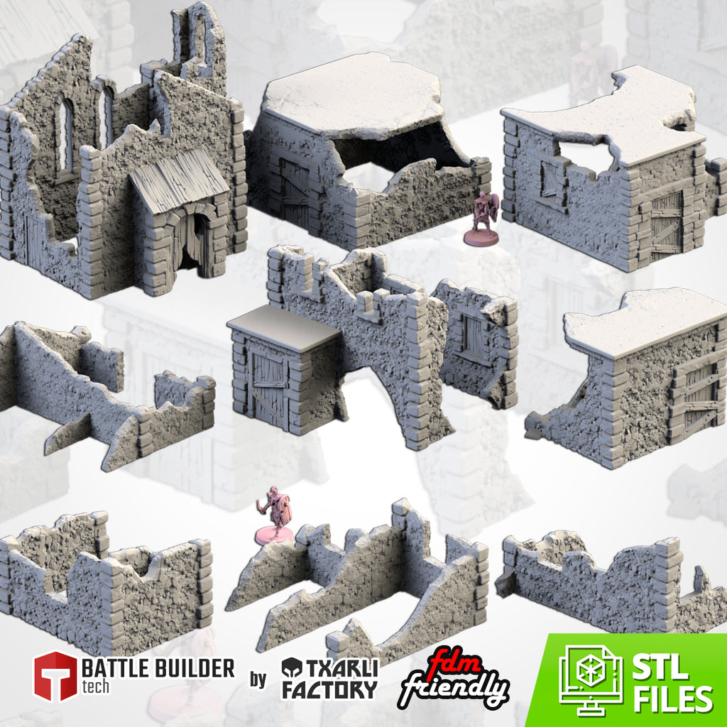 Abandoned Town Terrain (Multi-Listing)
