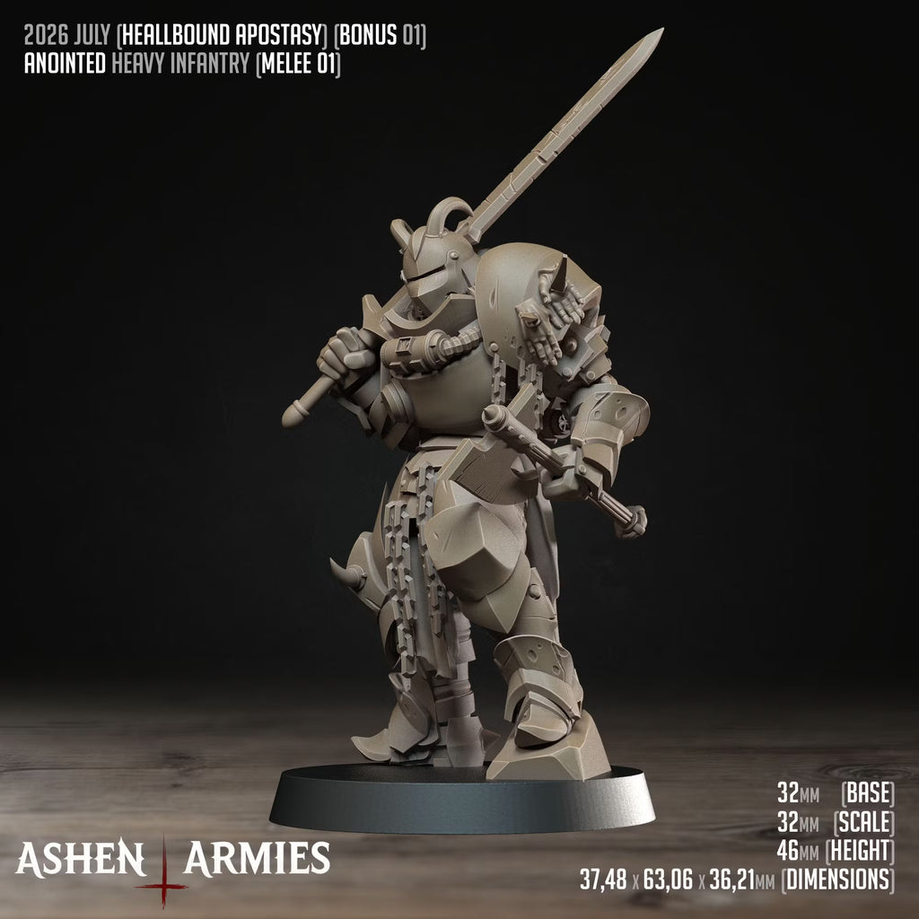Hellbound Apostasy - Unholy Ironclad Infantry (Melee)