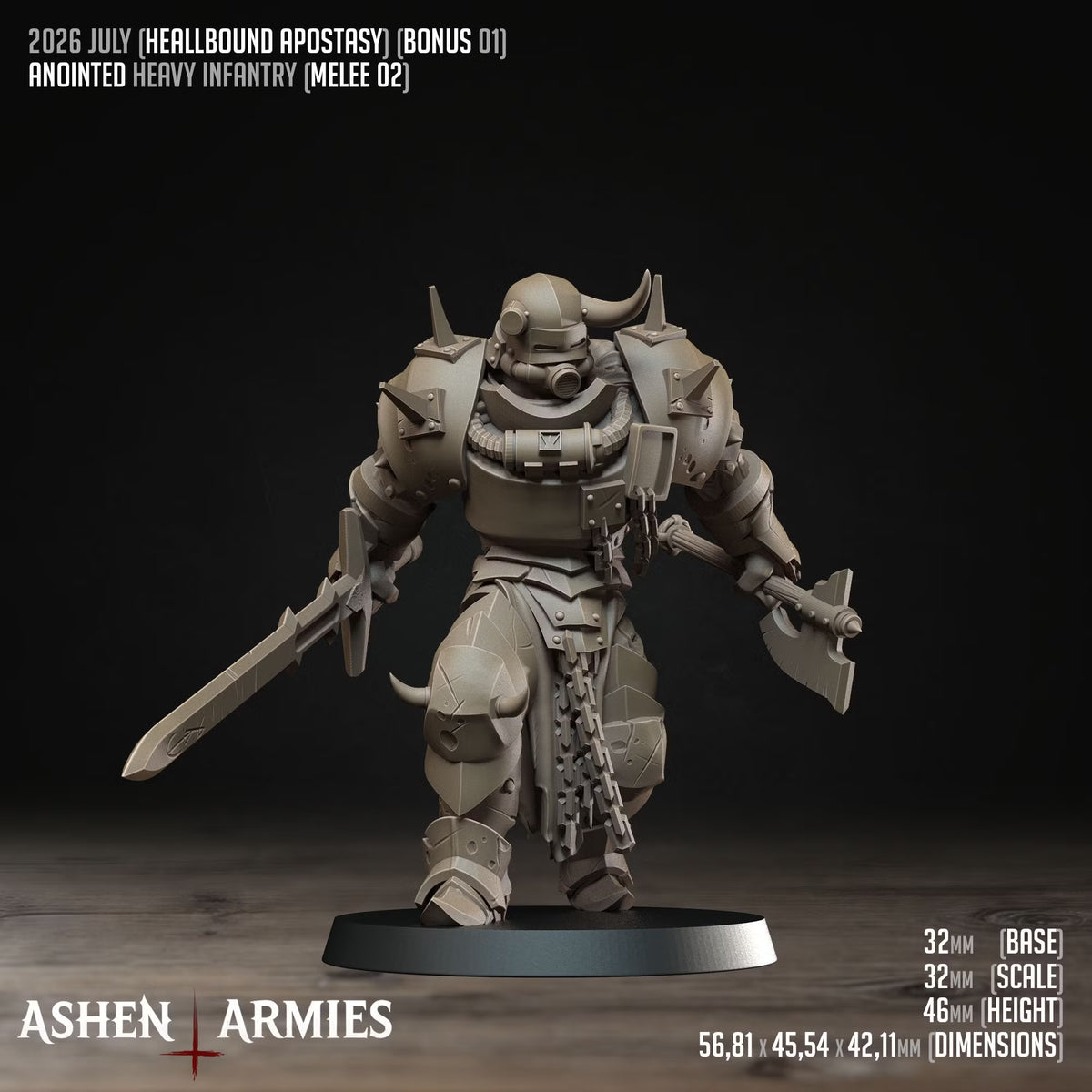 Hellbound Apostasy - Unholy Ironclad Infantry (Melee)