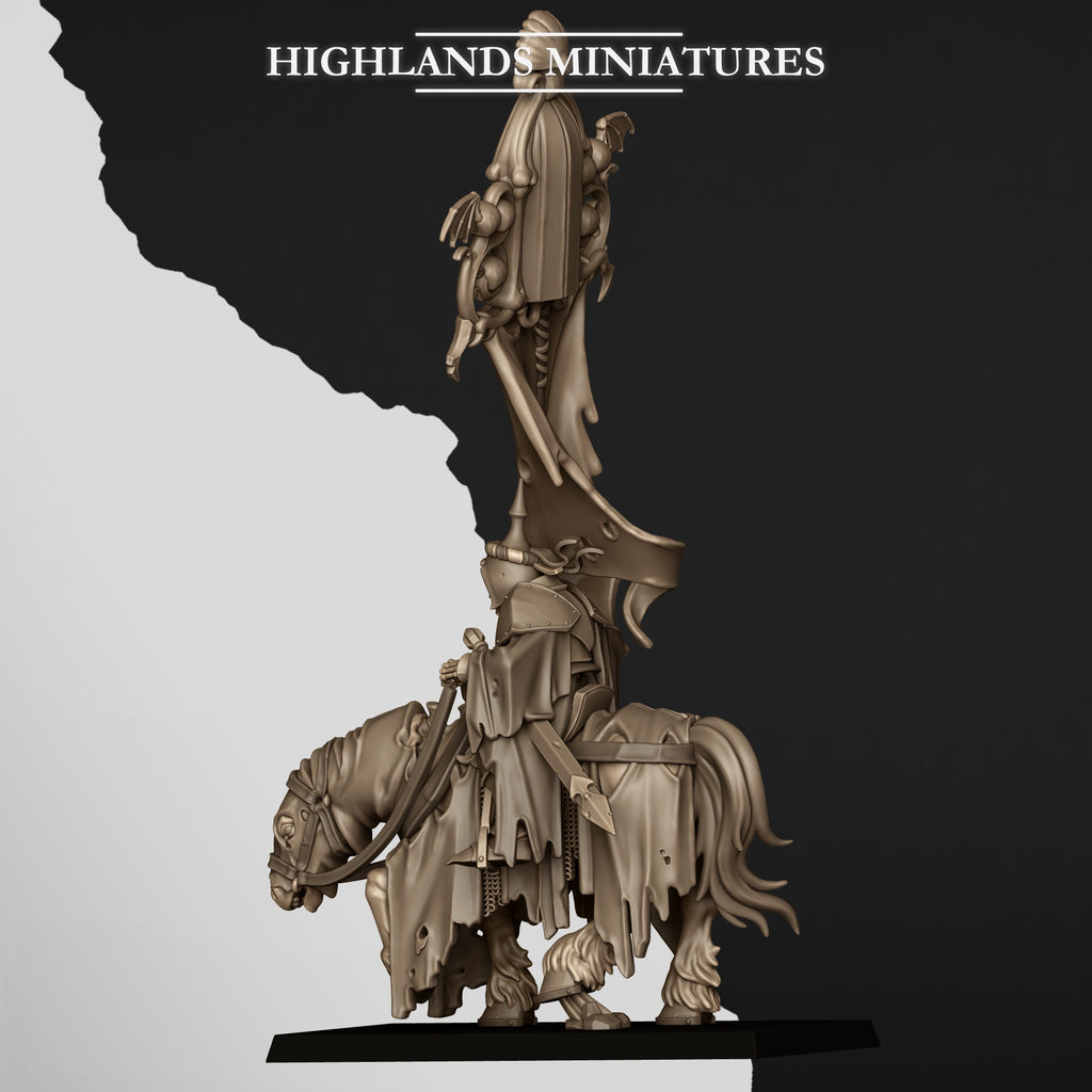 Mounted Skeletal Lord - Battle Standard Bearer (BSB)