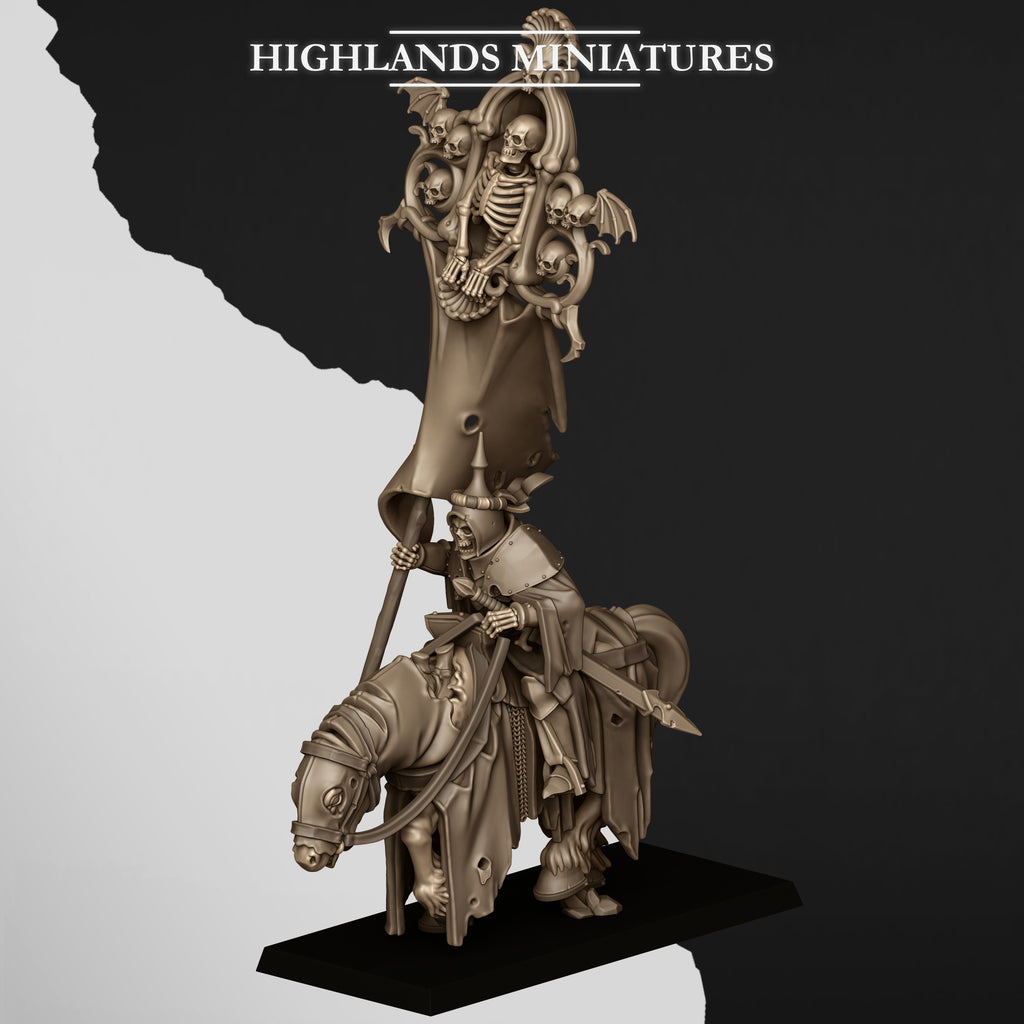 Mounted Skeletal Lord - Battle Standard Bearer (BSB)