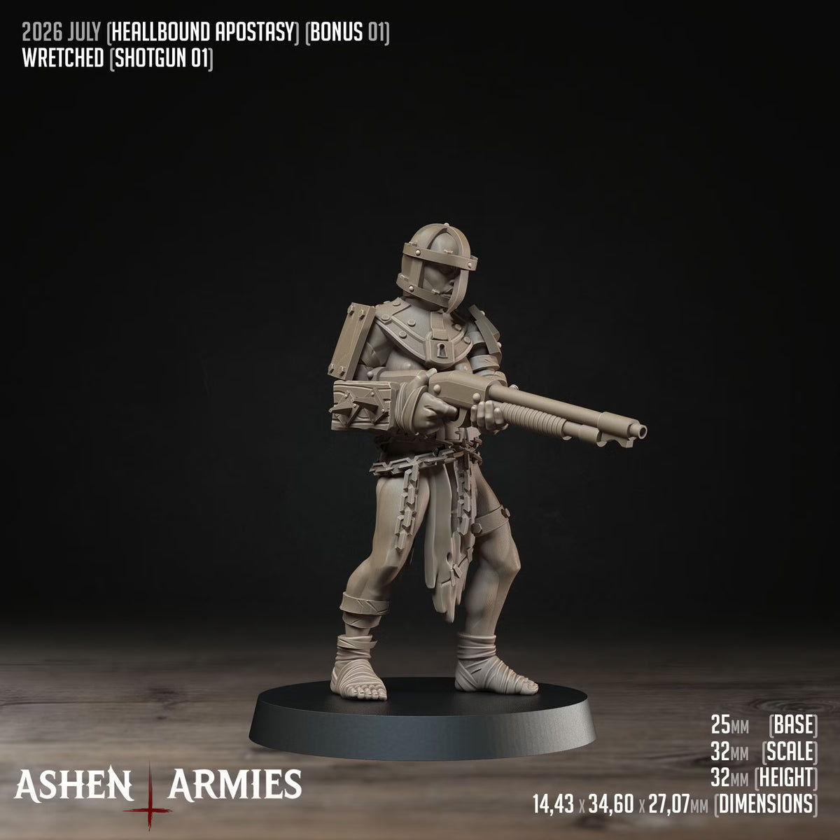 Hellbound Apostasy - Damned Shotgun (2 Models)