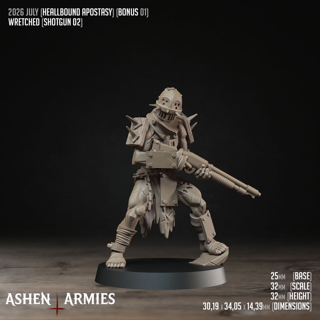 Hellbound Apostasy - Damned Shotgun (2 Models)