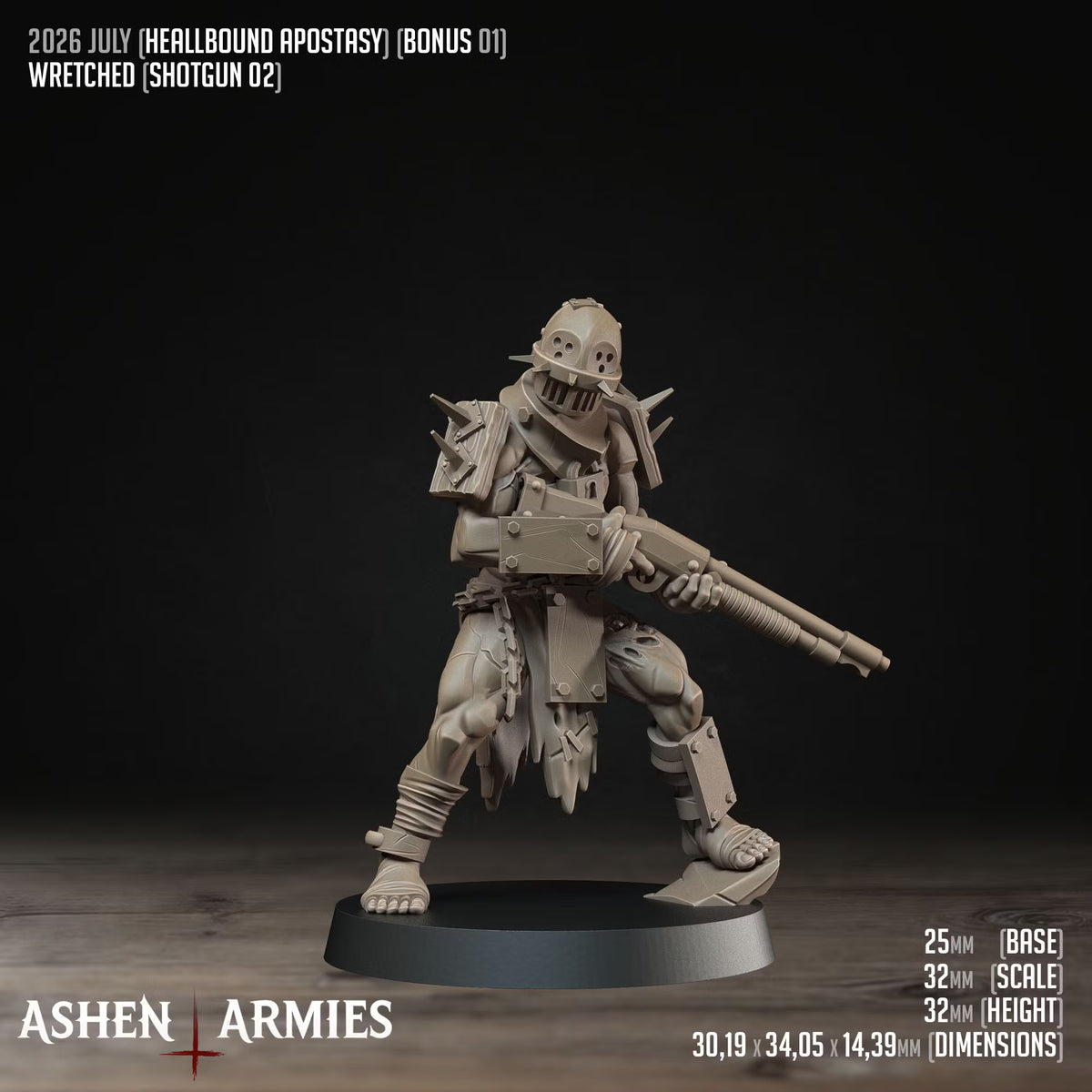 Hellbound Apostasy - Damned Shotgun (2 Models)
