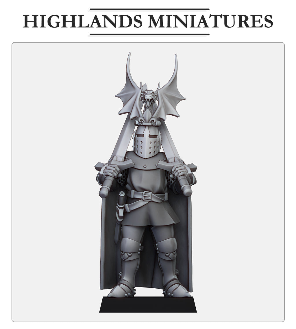 Dismounted Sir Juame with Dual Swords
