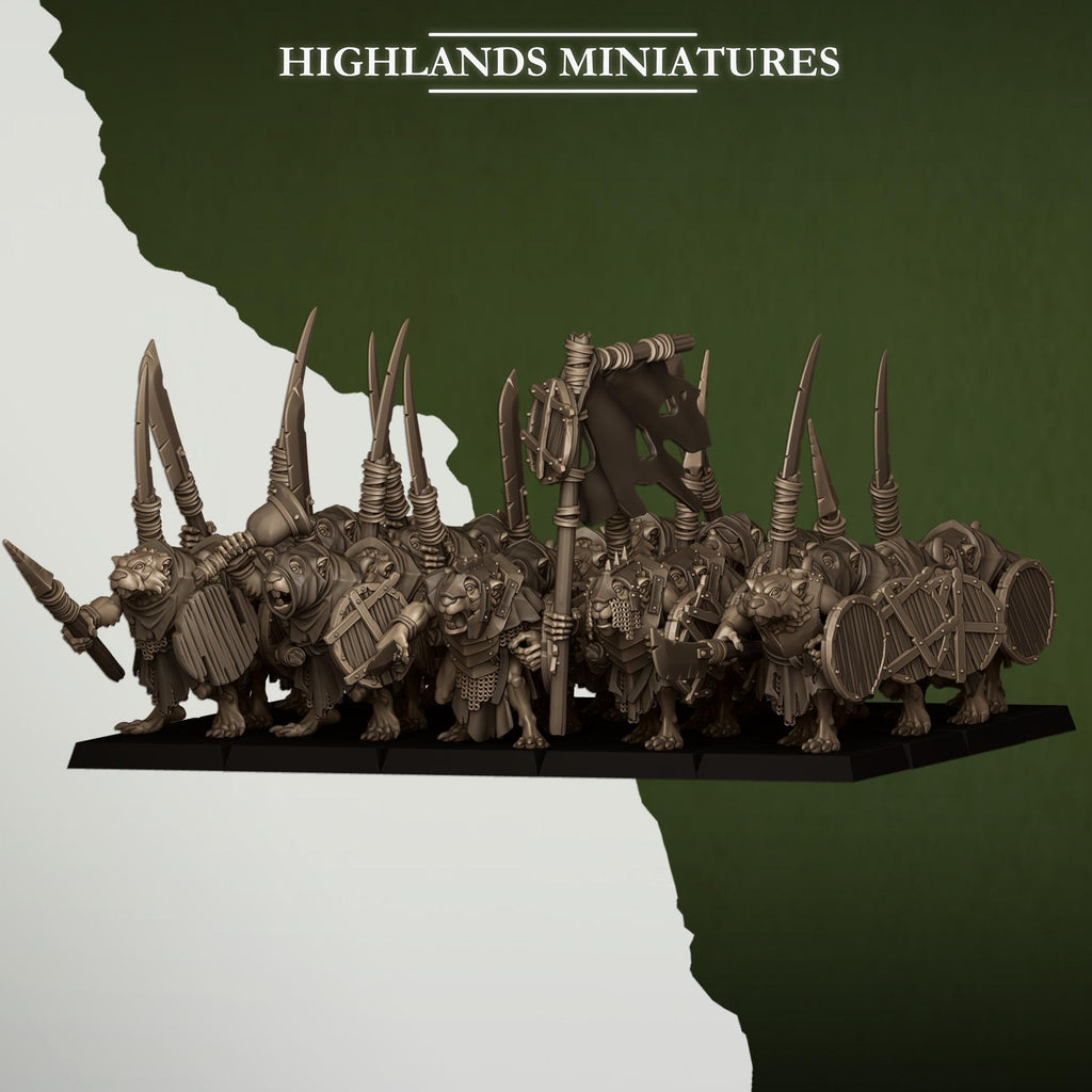 Sewer Rats - Highlands Miniatures