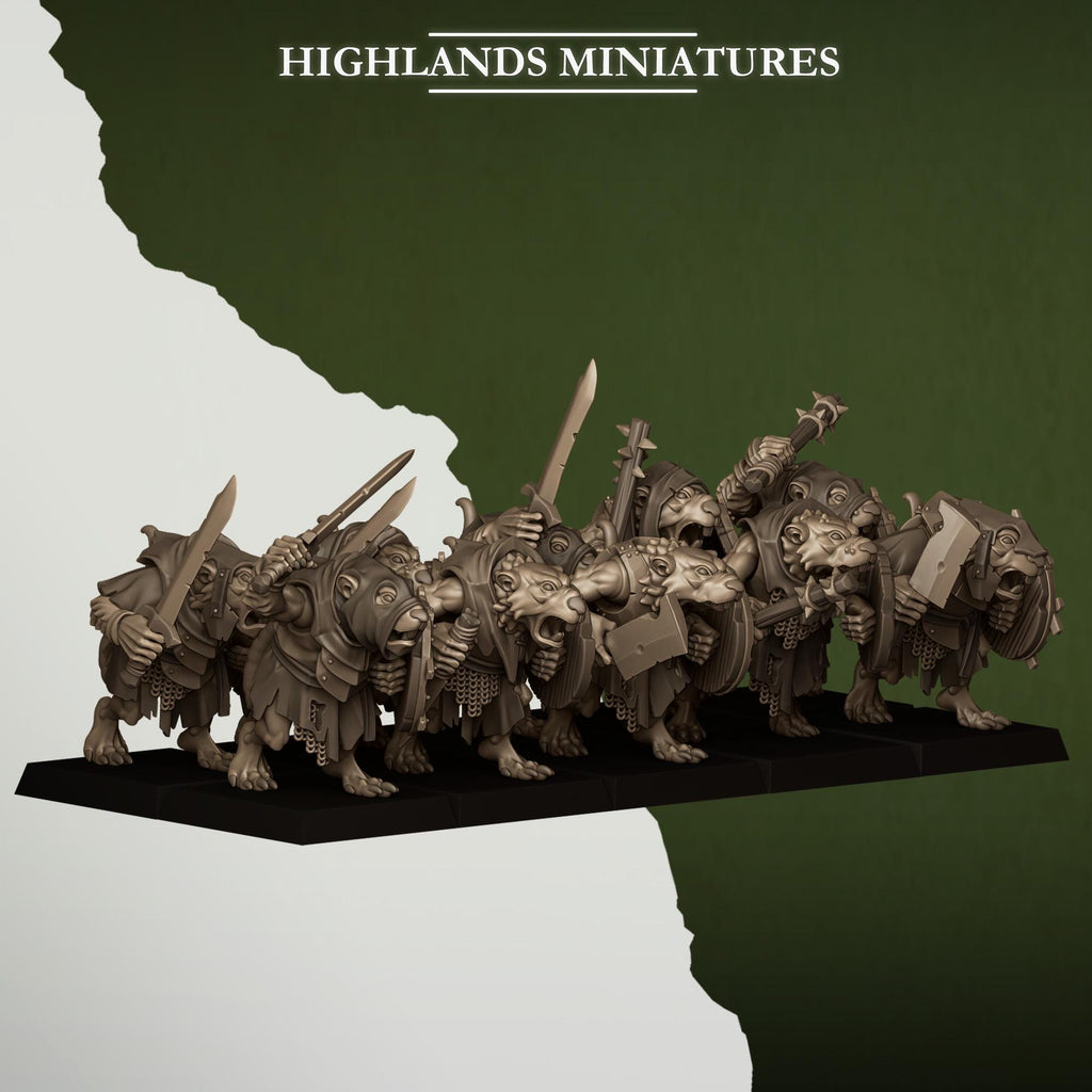 Sewer Rats - Highlands Miniatures