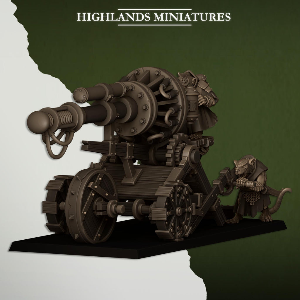 Sewer Vermin Cannon - Highlands Miniatures
