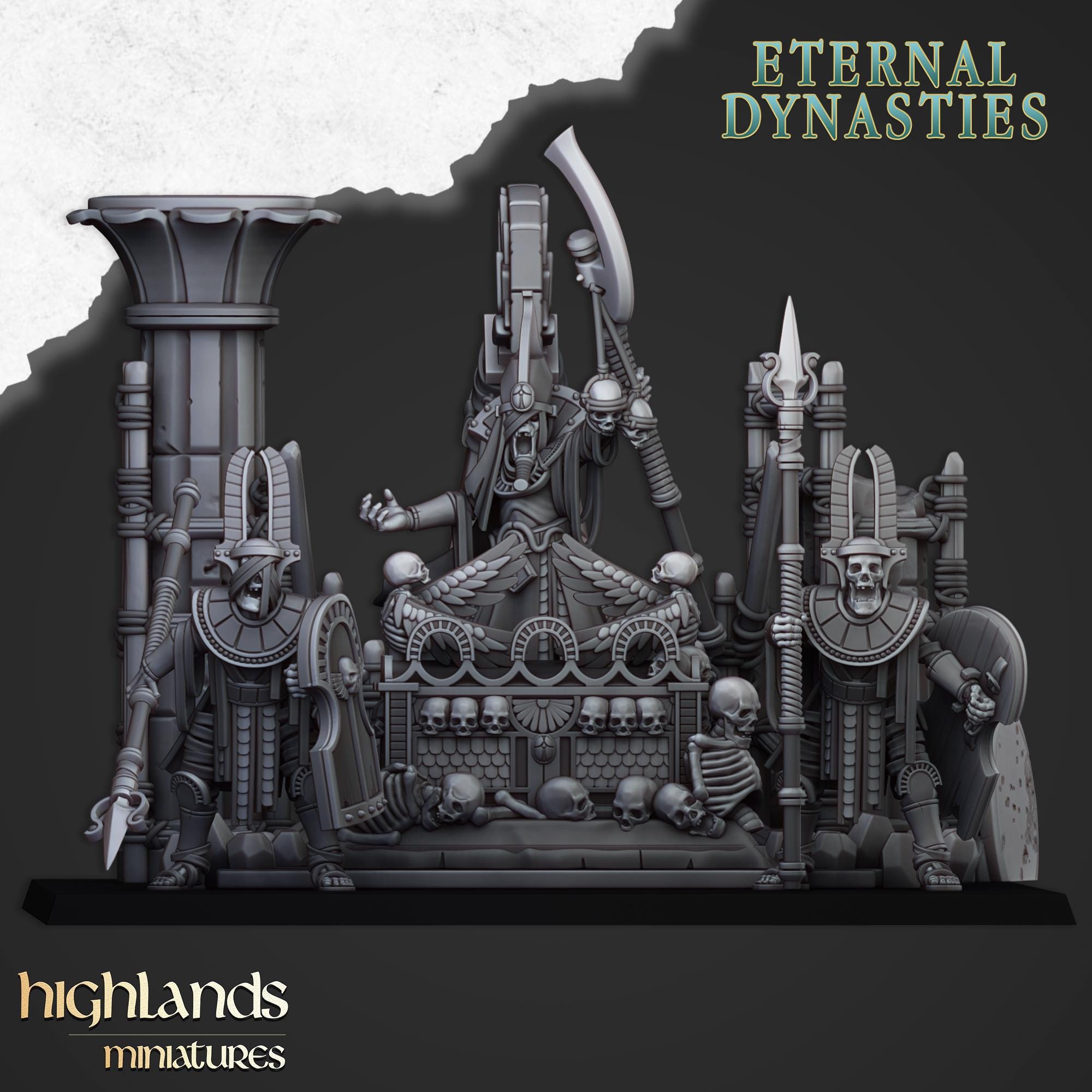 Pharaoh Funeral Ship - Highlands Miniatures