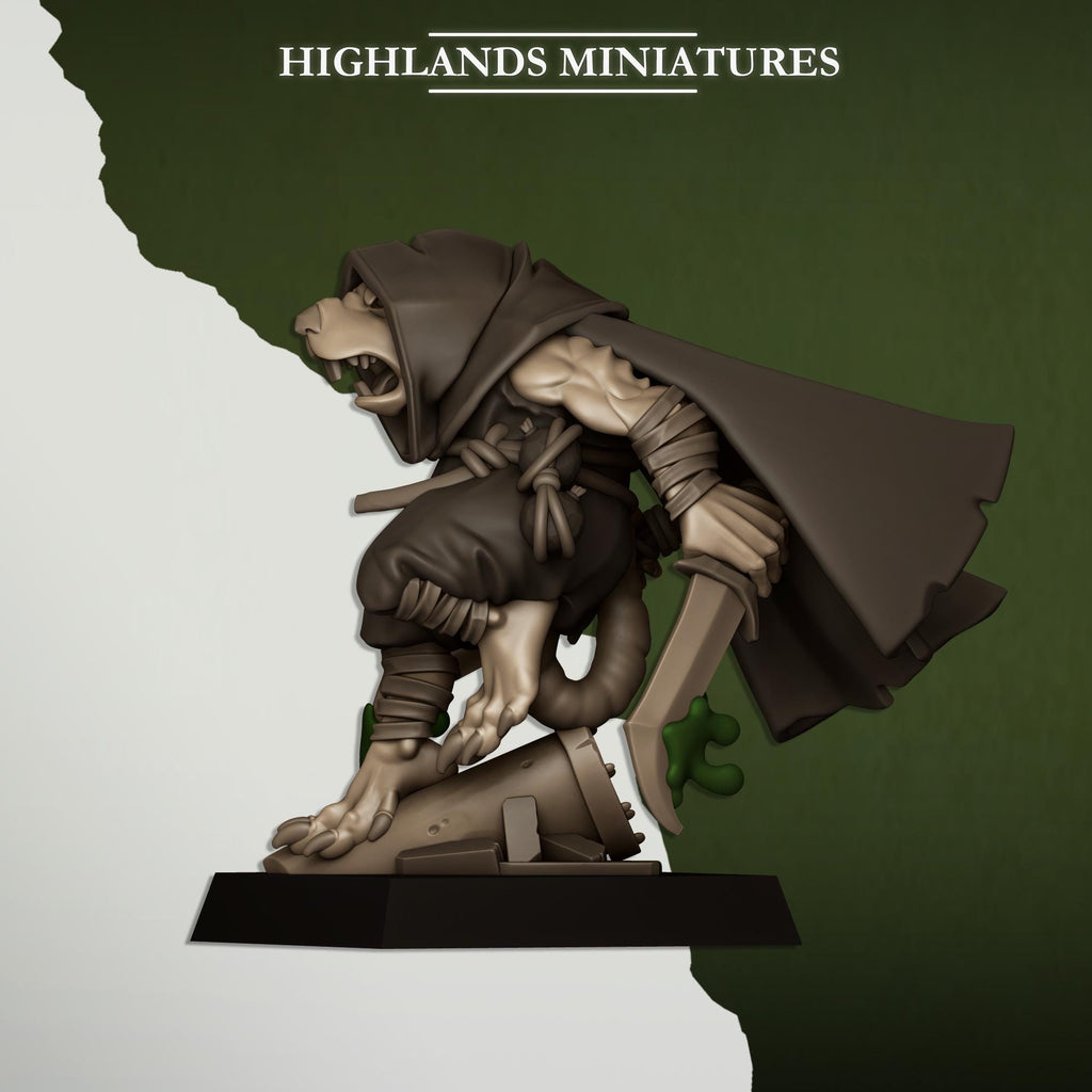 Sewer Vermin Assassins - Highlands Miniatures