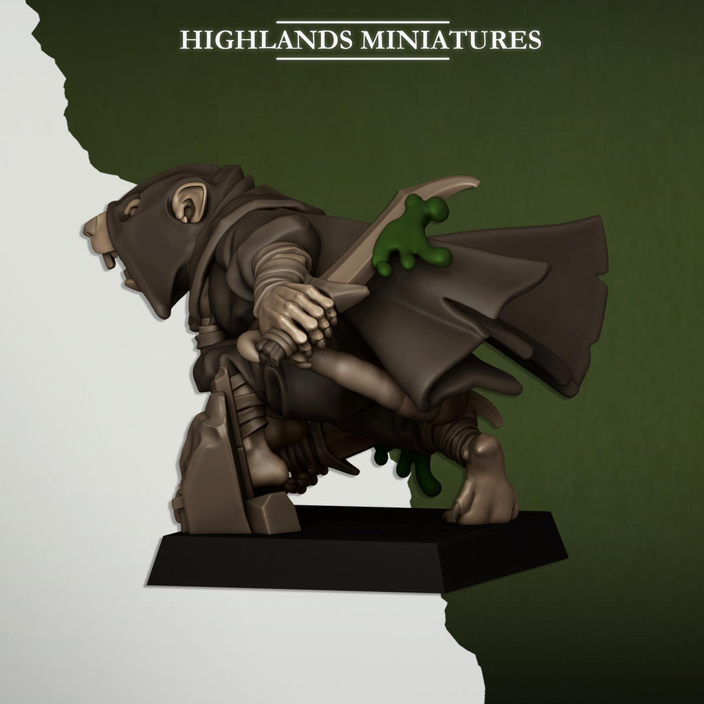Sewer Vermin Assassins - Highlands Miniatures
