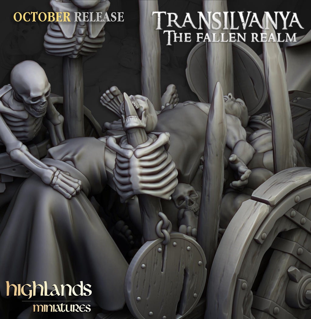 Corpse Cart - Highlands Miniatures