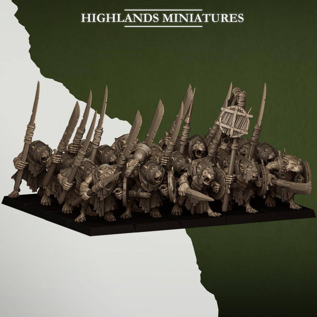 Sewer Rats - Highlands Miniatures