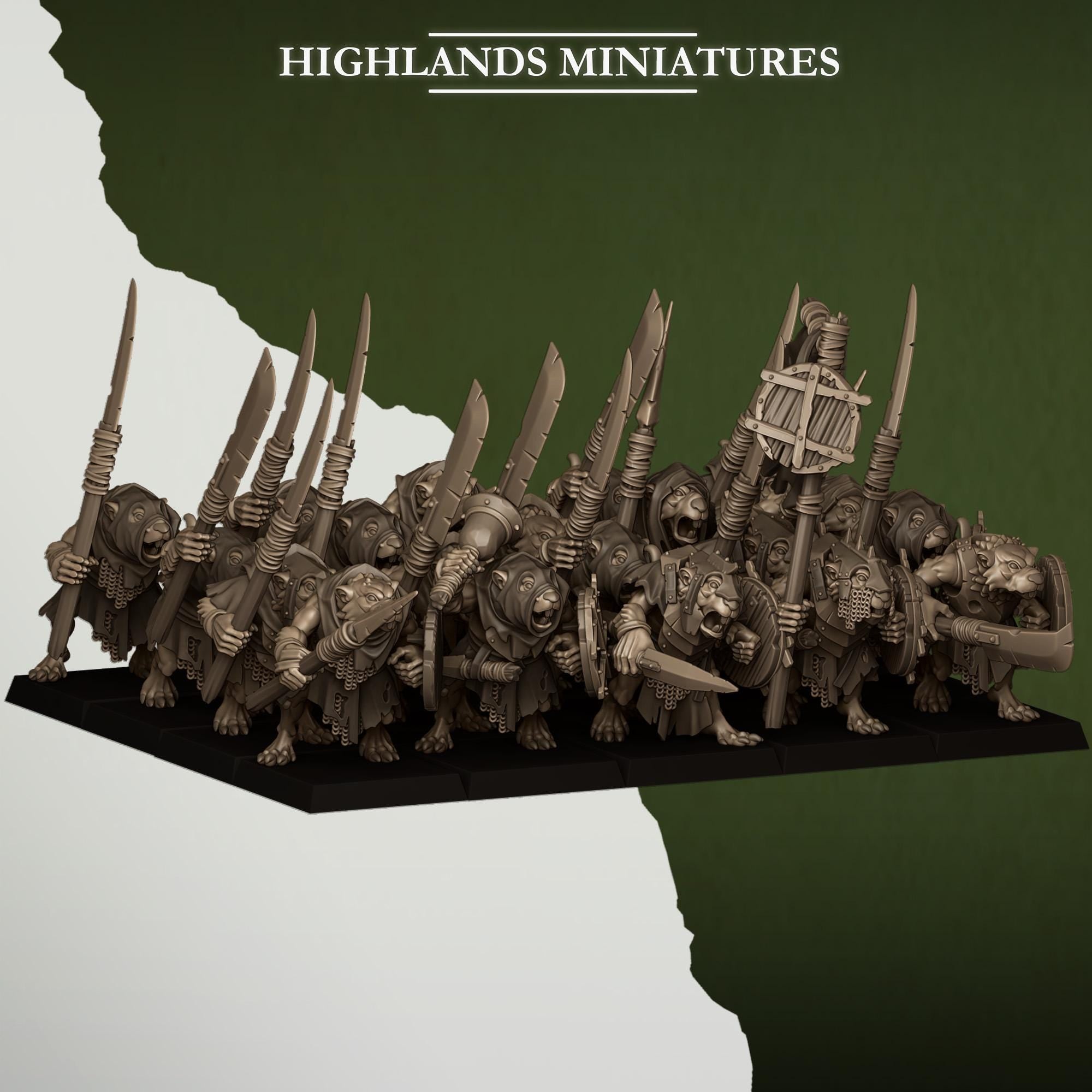 Sewer Rats - Highlands Miniatures
