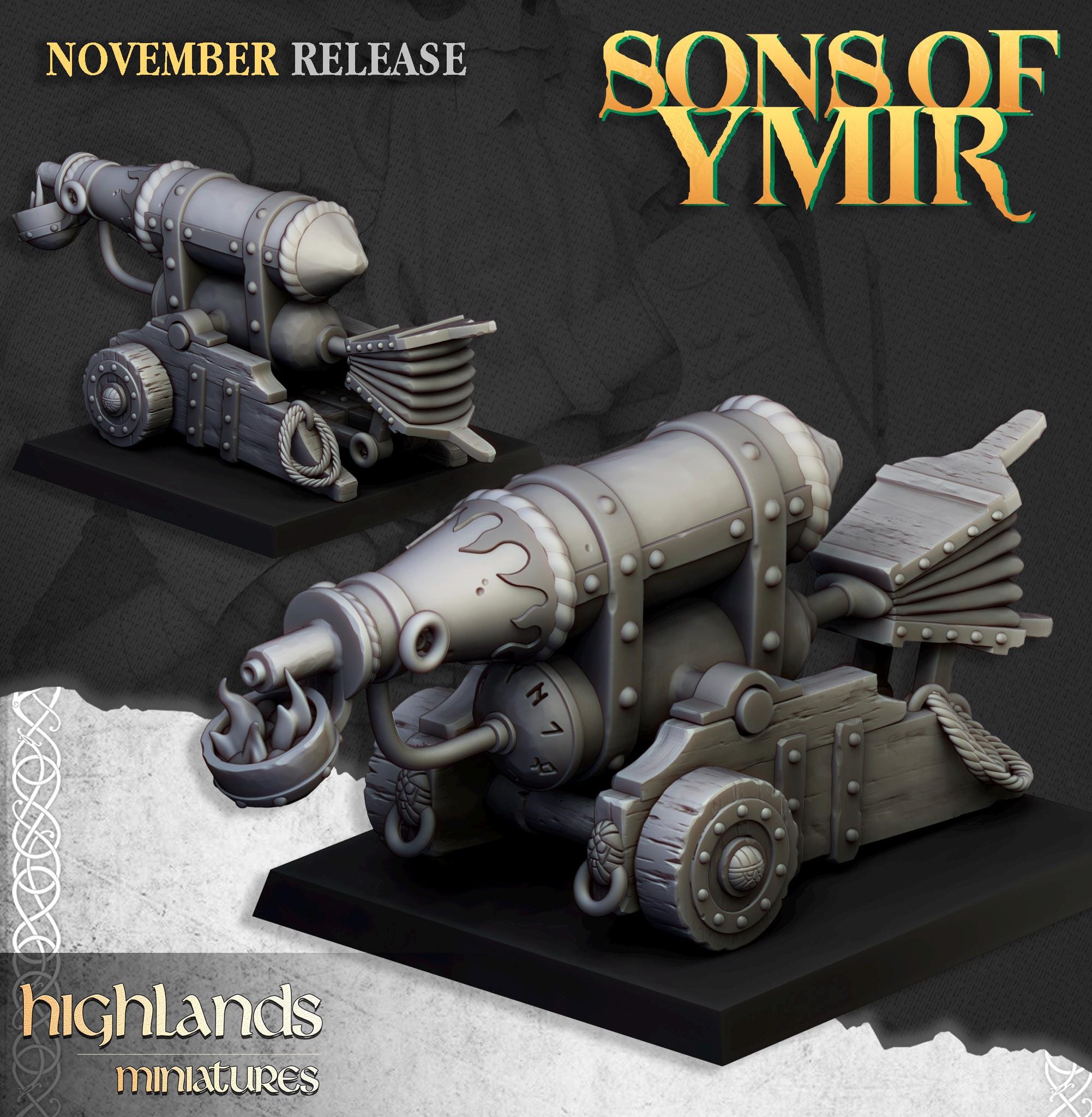 Dwarf Artillery - Highlands Miniatures