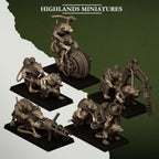 Sewer Vermin Heavy Weapons Teams - Highlands Miniatures