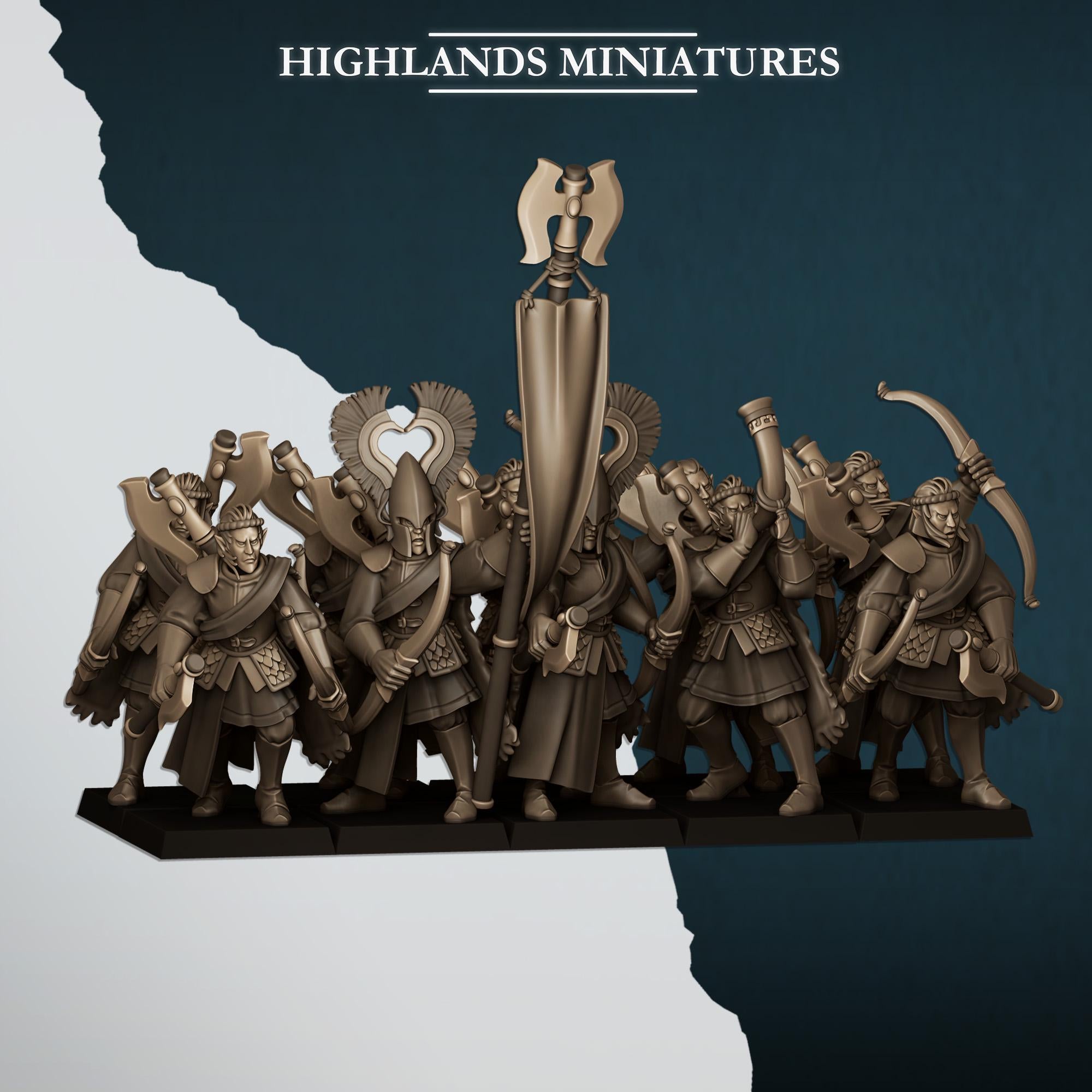 Nemean Lions with Bows - Highlands Miniatures