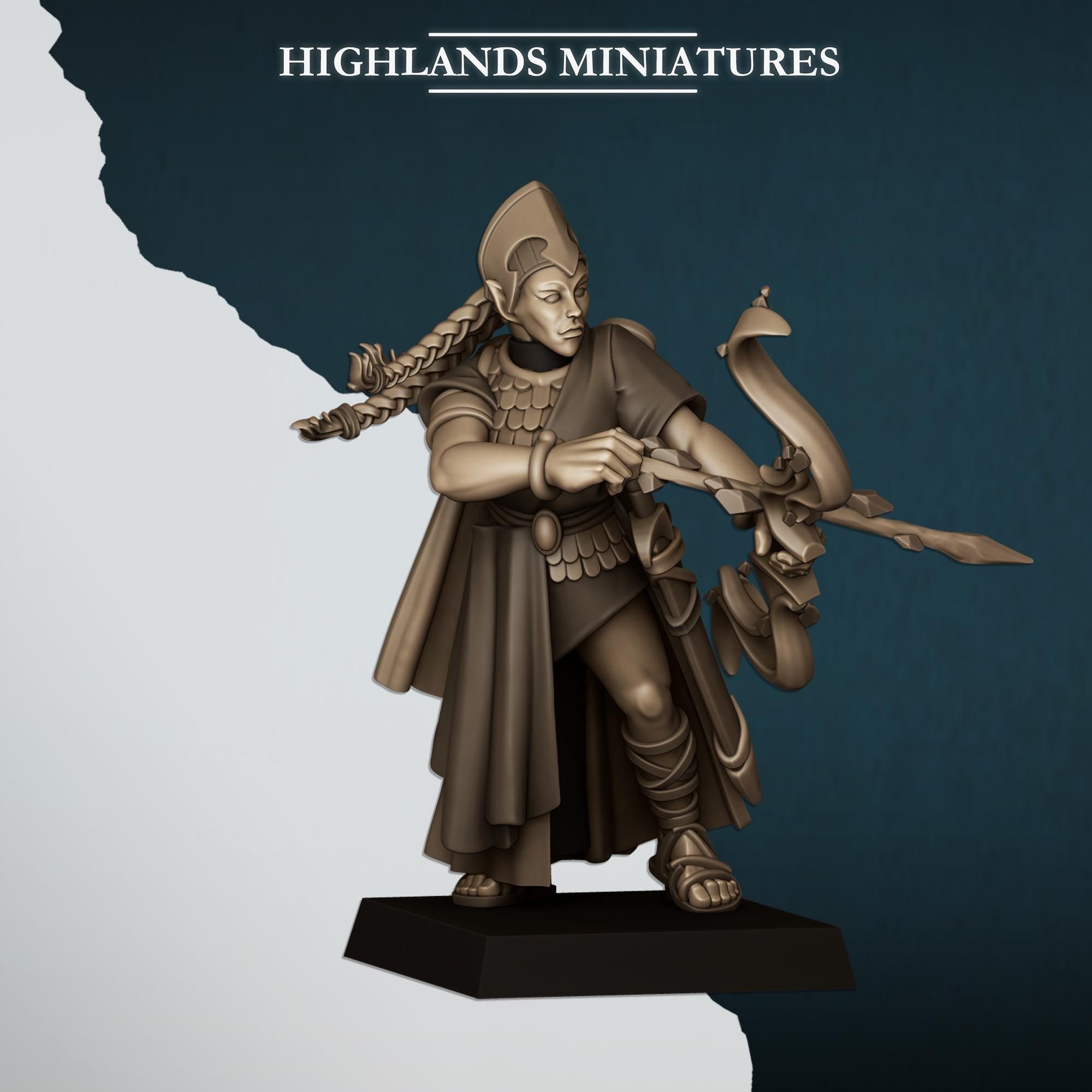 Aegean Maids with Bows - Highlands Miniatures