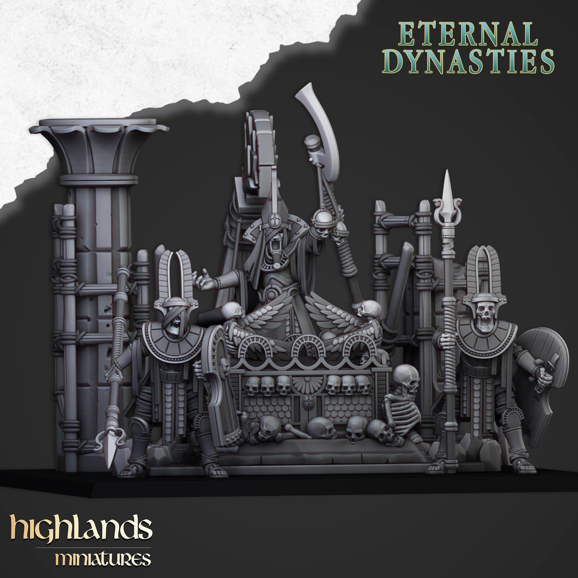 Pharaoh Funeral Ship - Highlands Miniatures