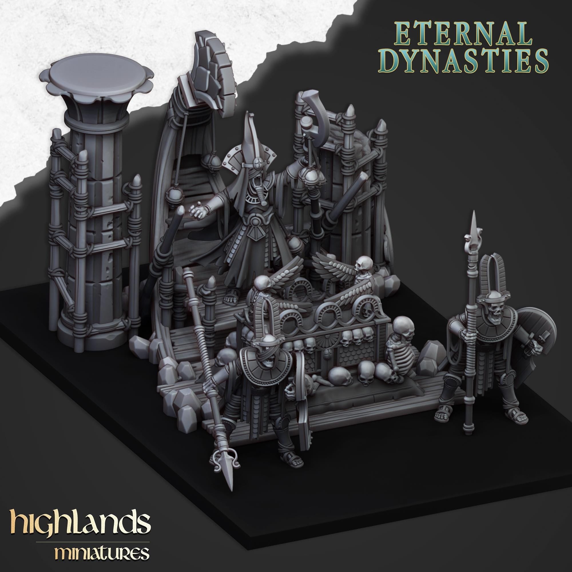 Pharaoh Funeral Ship - Highlands Miniatures