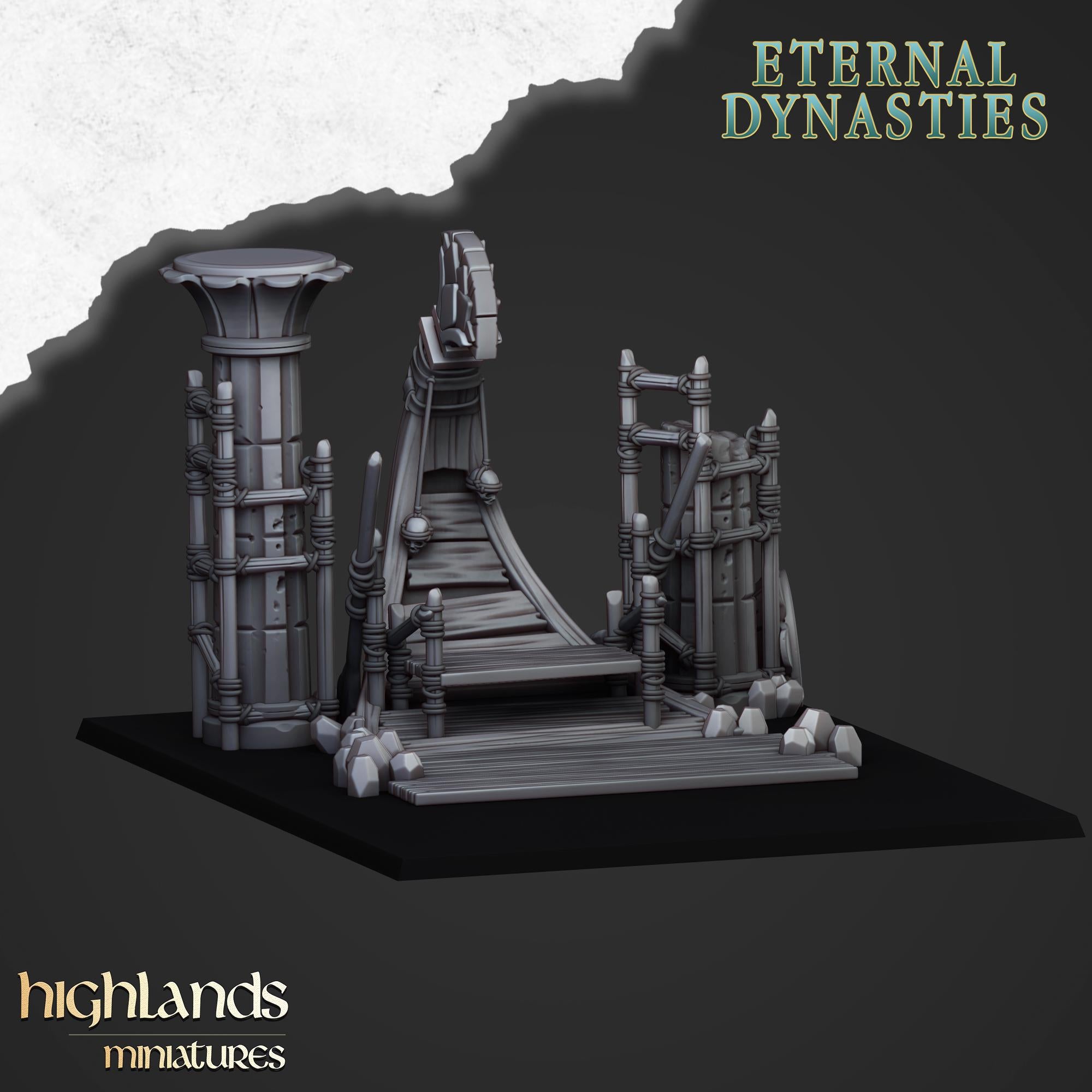 Pharaoh Funeral Ship - Highlands Miniatures