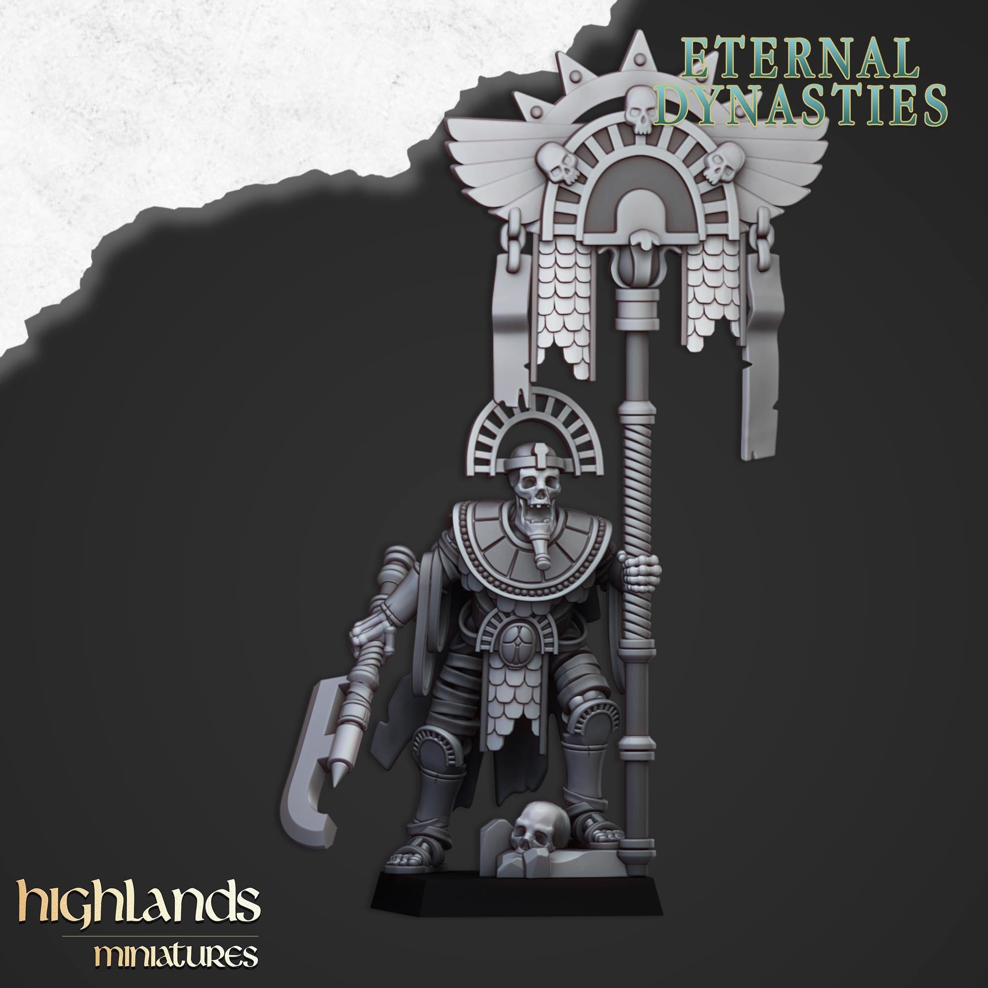 Eternal Pharaoh Banner - Highlands Miniatures