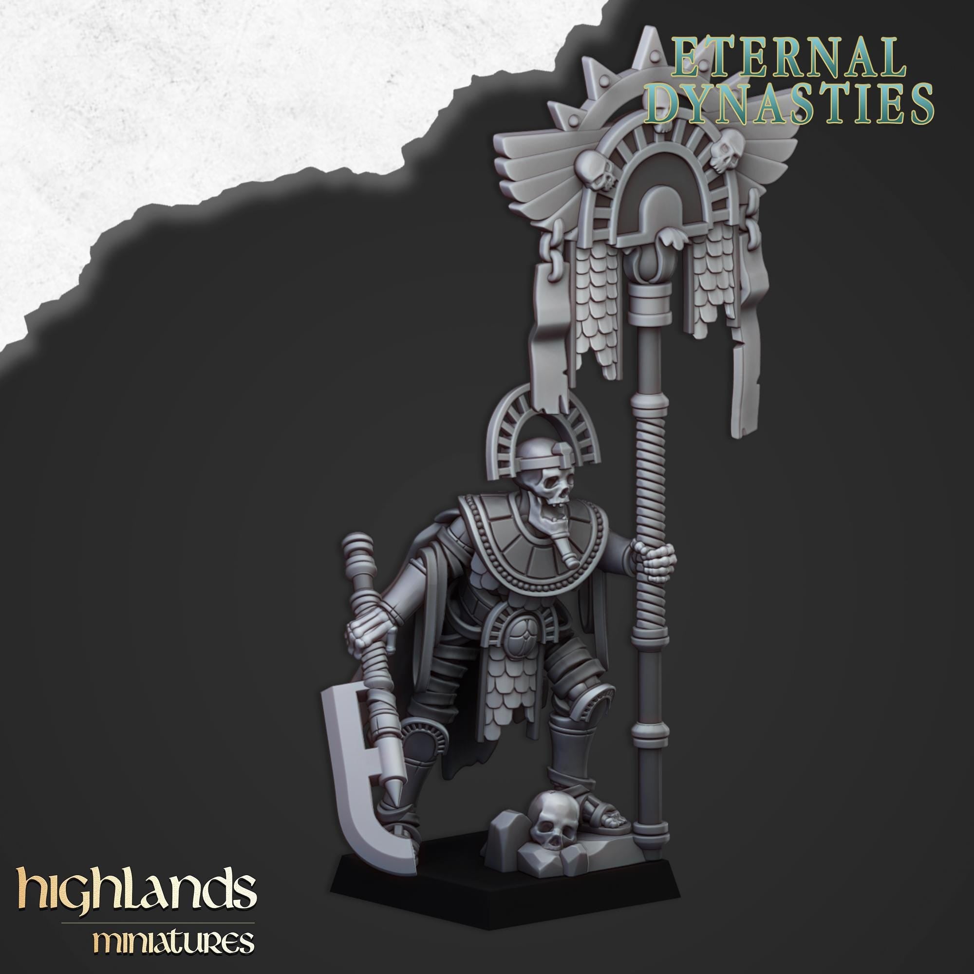 Eternal Pharaoh Banner - Highlands Miniatures