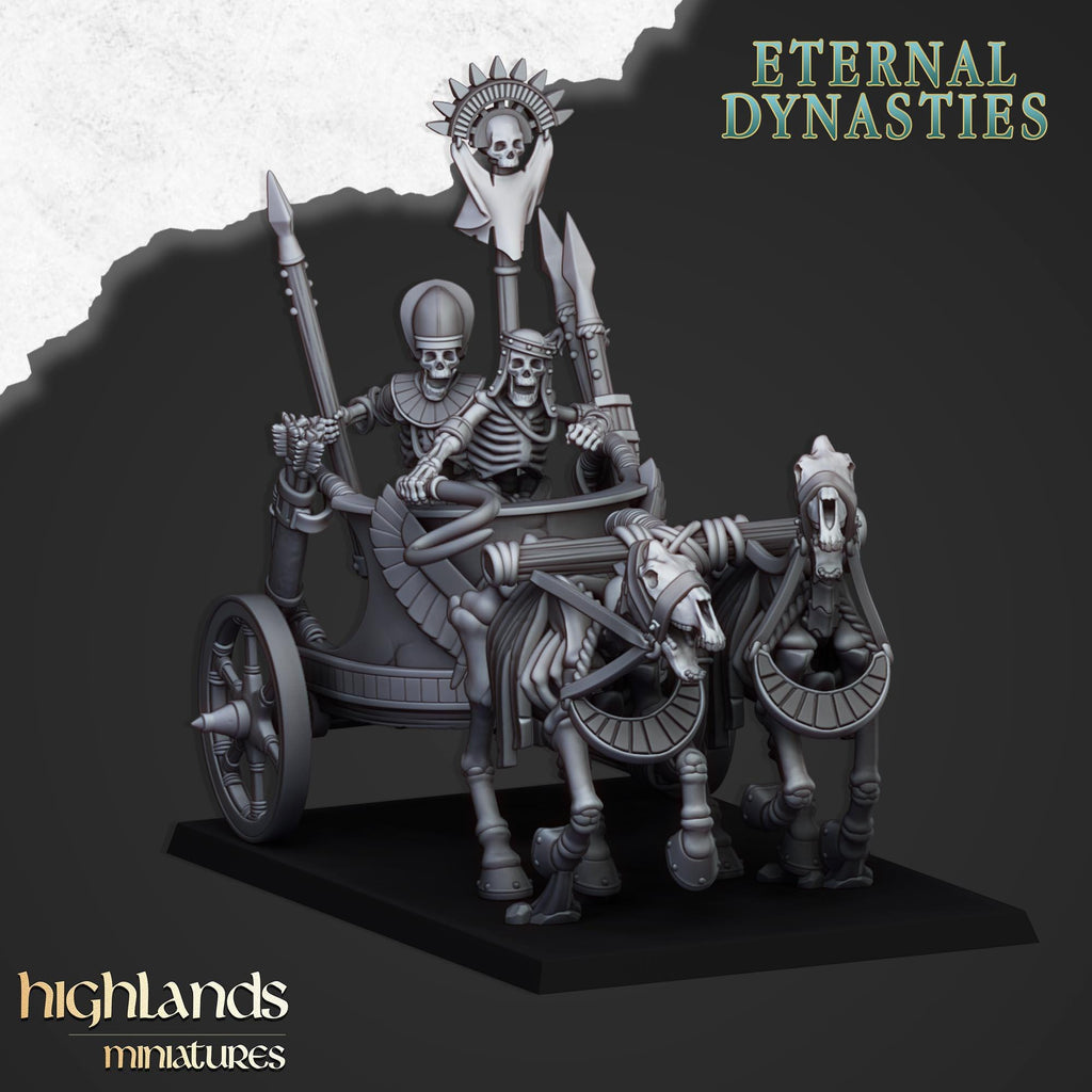 Ancient Skeletal Chariots - Highlands Miniatures