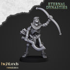 Ancient Skeletons with Bows - Highlands Miniatures