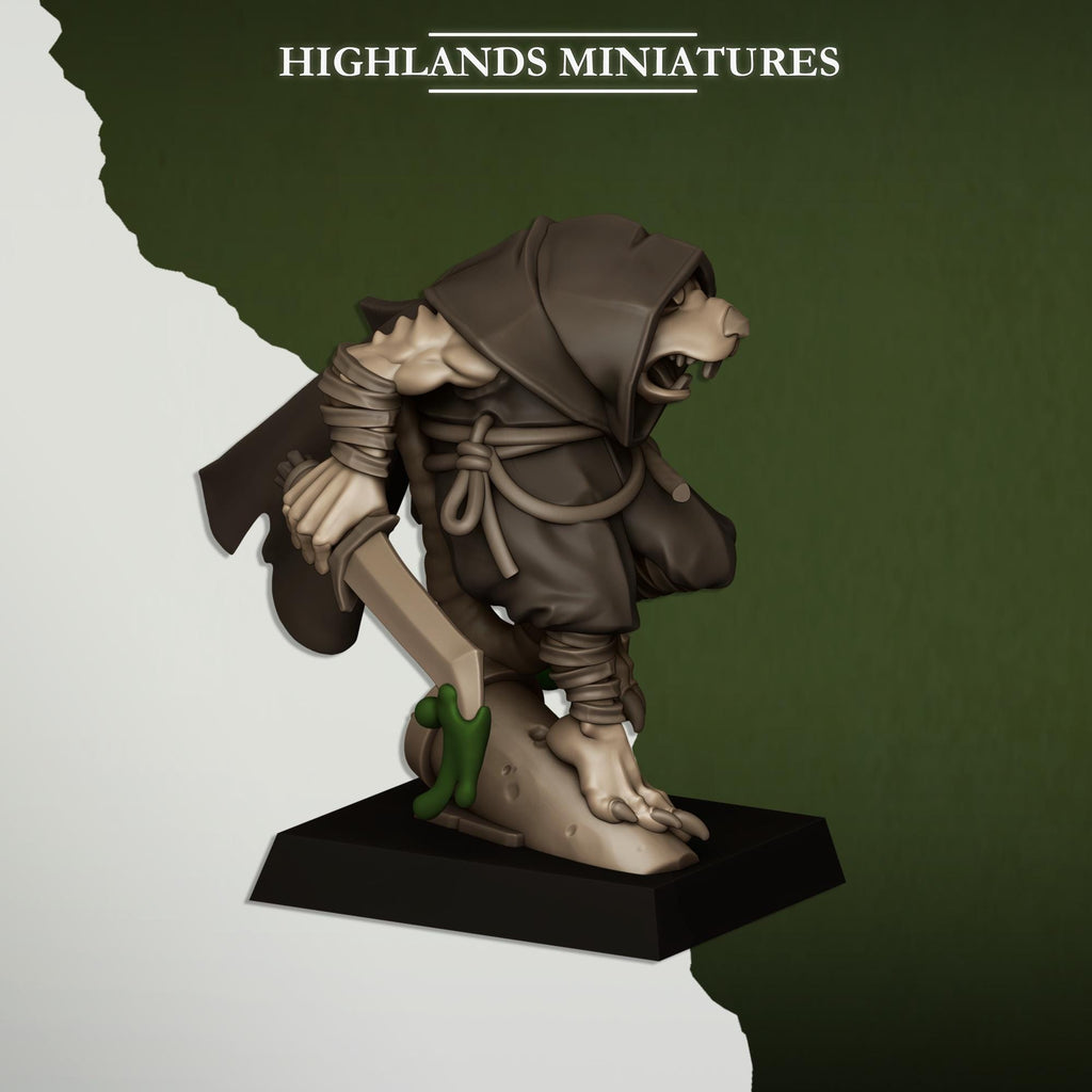 Sewer Vermin Assassins - Highlands Miniatures