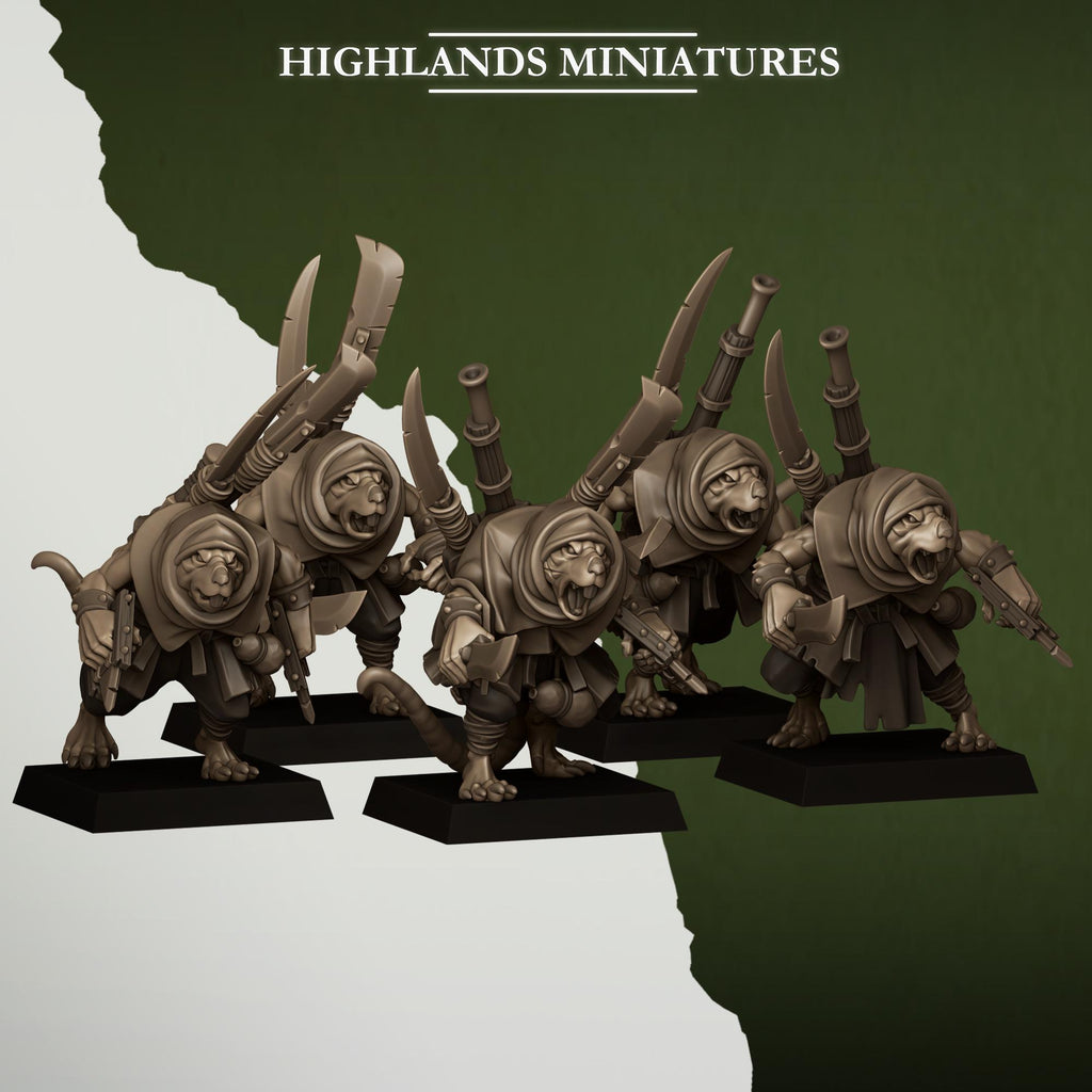 Sewer Vermin Smugglers - Highlands Miniatures