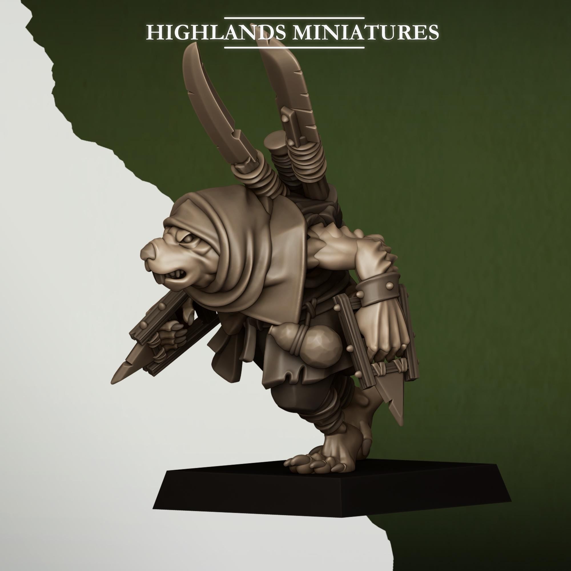Sewer Vermin Smugglers - Highlands Miniatures