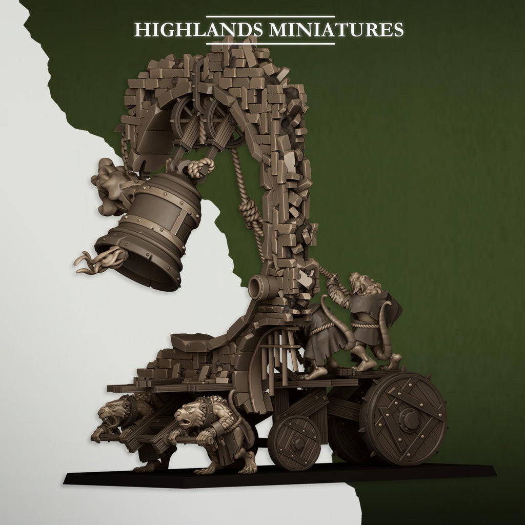 Moving Sewer with Bell and Censer - Highlands Miniatures