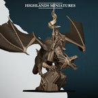 Aegean Elf Prince on Dragon - Highlands Miniatures