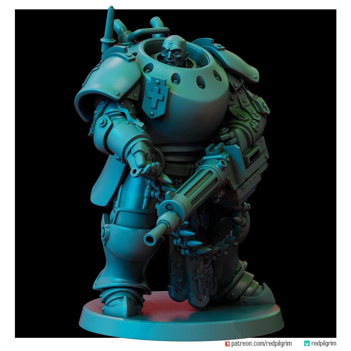 Heavy Mech Infantry 2 - Red Pilgrim Miniatures