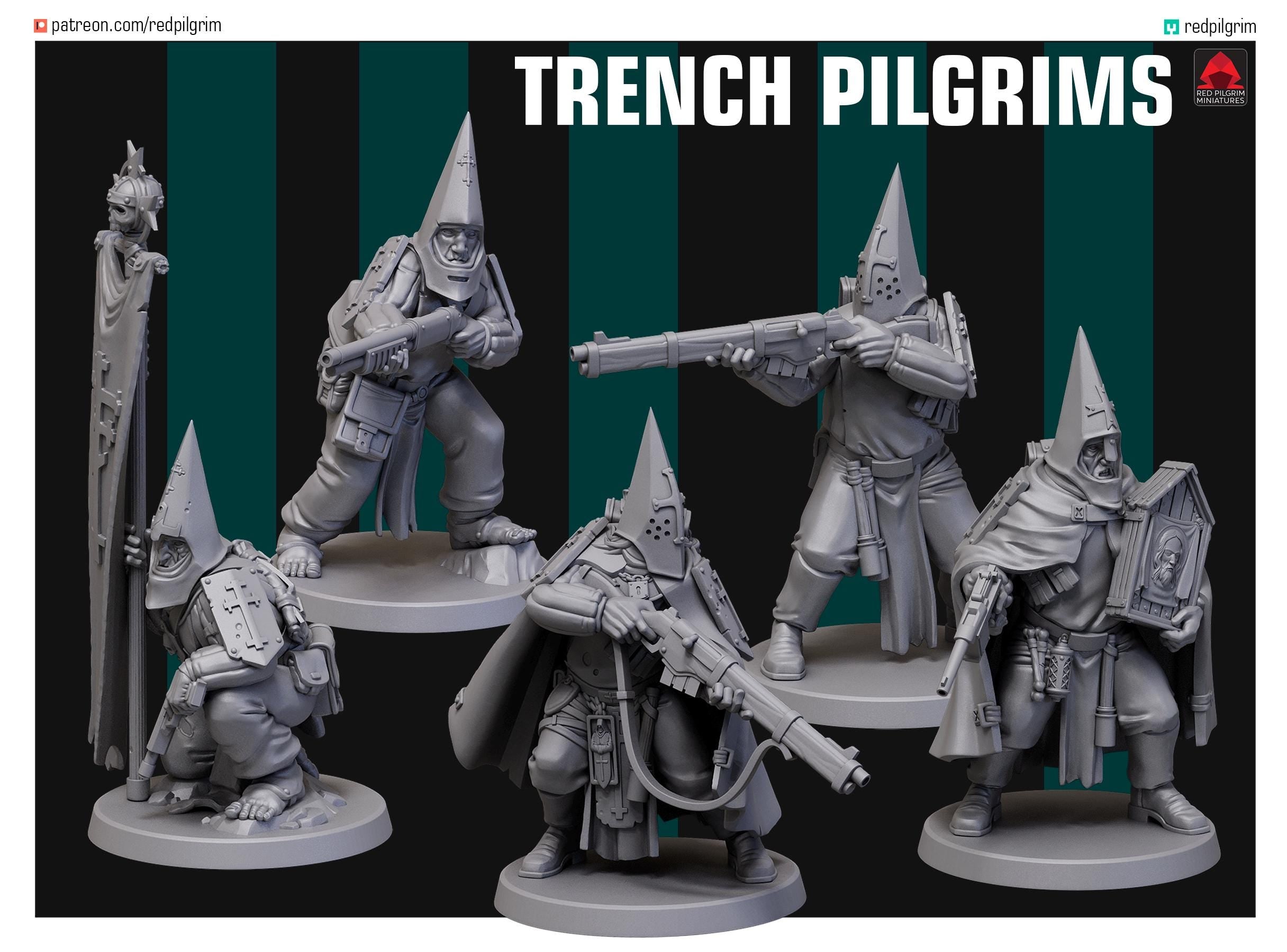Trench Pilgrims - Red Pilgrim Miniatures