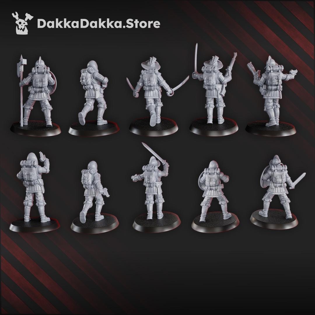 Conquistadors (pre-assembled models) x10 - DakkaDakka