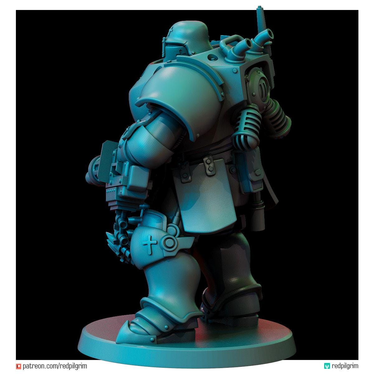 Heavy Mech Infantry 2 - Red Pilgrim Miniatures