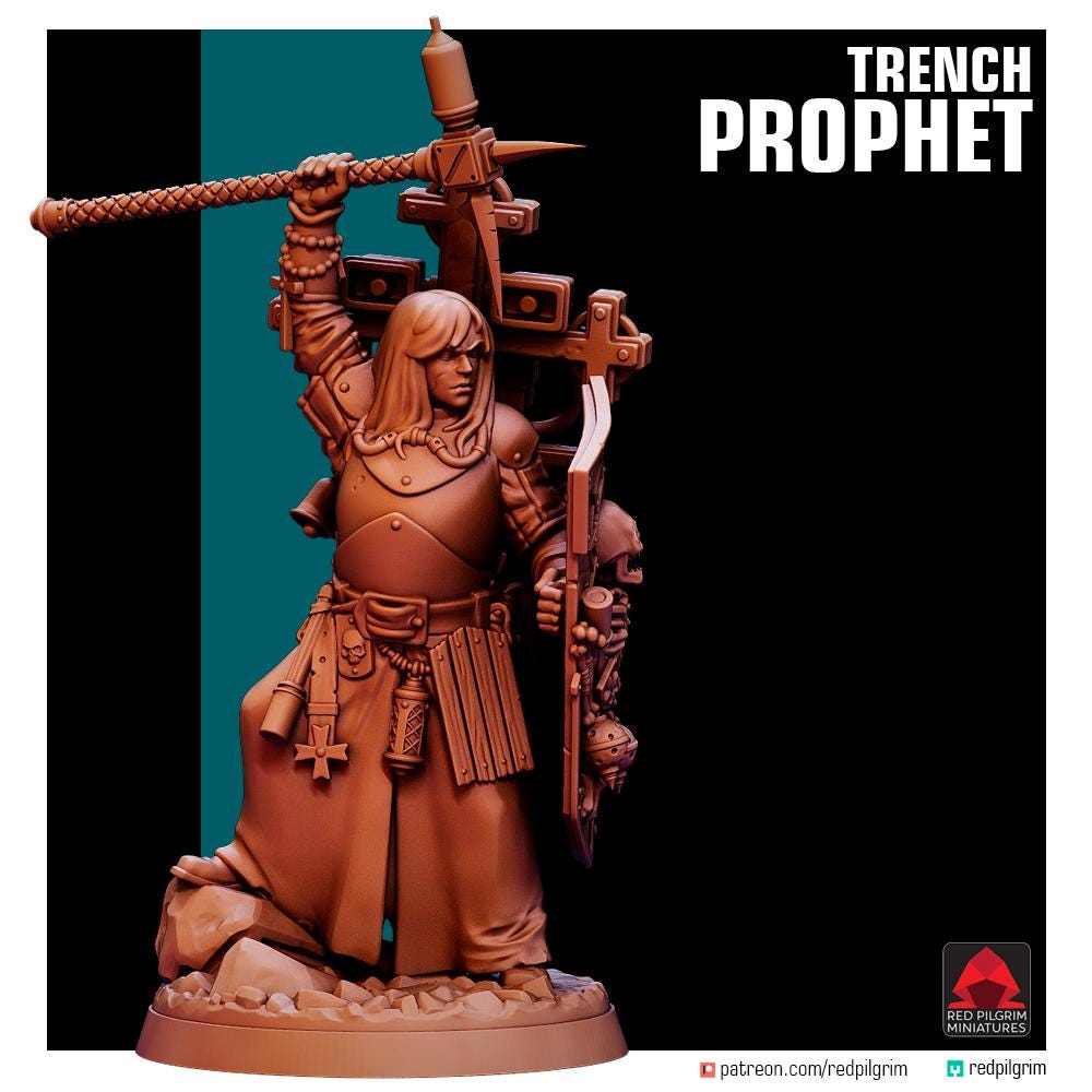 Trench Prophet - Red Pilgrim Miniatures