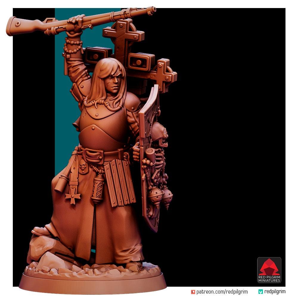 Trench Prophet - Red Pilgrim Miniatures