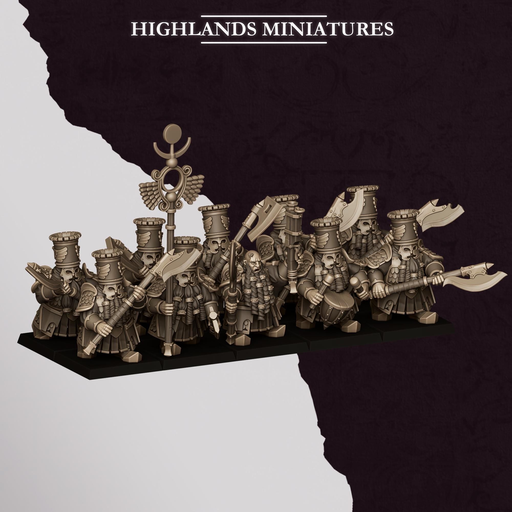 Marduk Heavy Guard With Great Weapons - Sons of Marduk - Highlands Miniatures