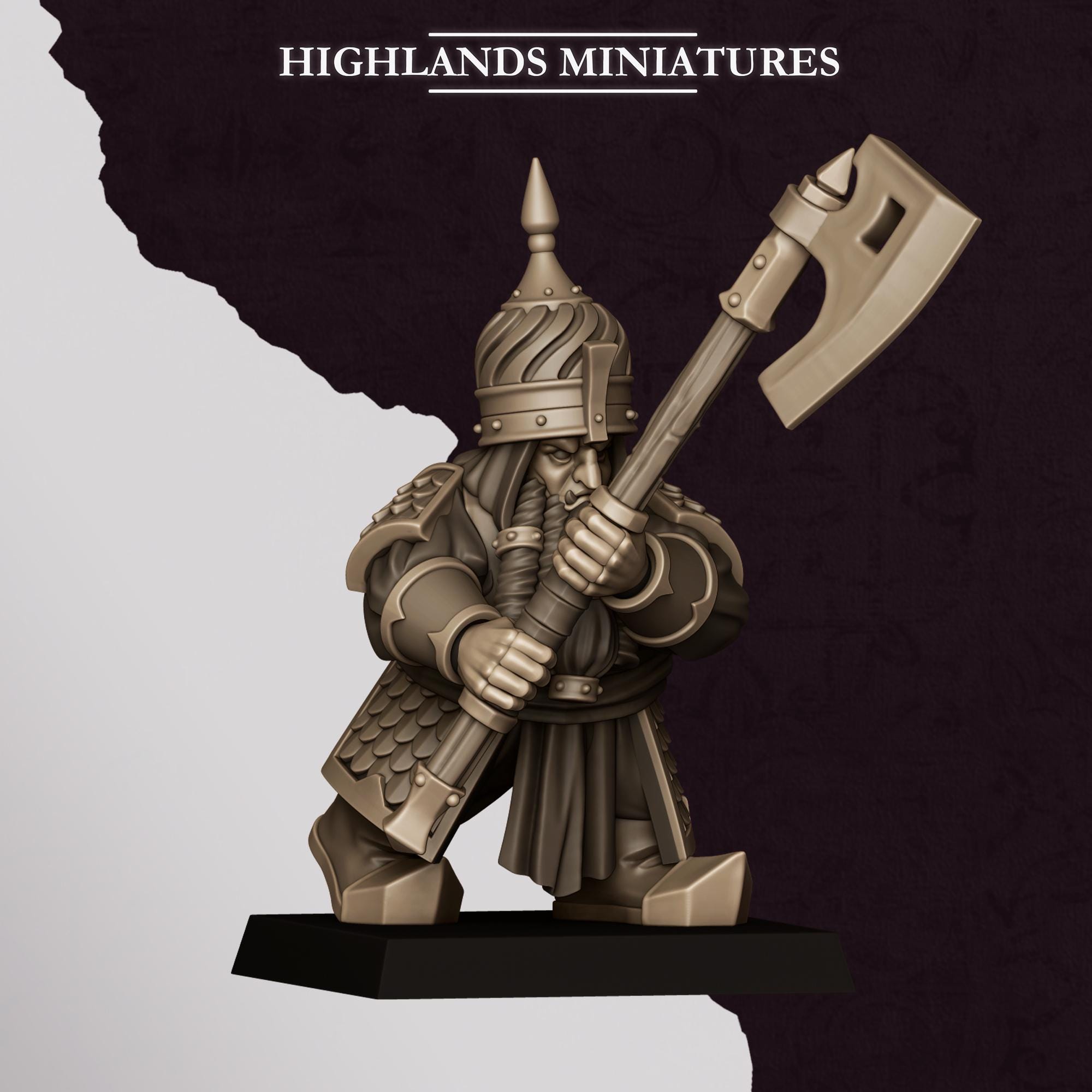 Marduk Warriors With Great Weapons - Sons of Marduk - Highlands Miniatures