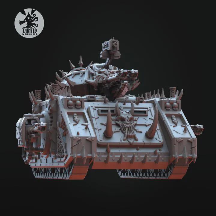 Marauder Fighting Vehicle - Generic Evil Sci-Fi Tank - Tainted Windmill