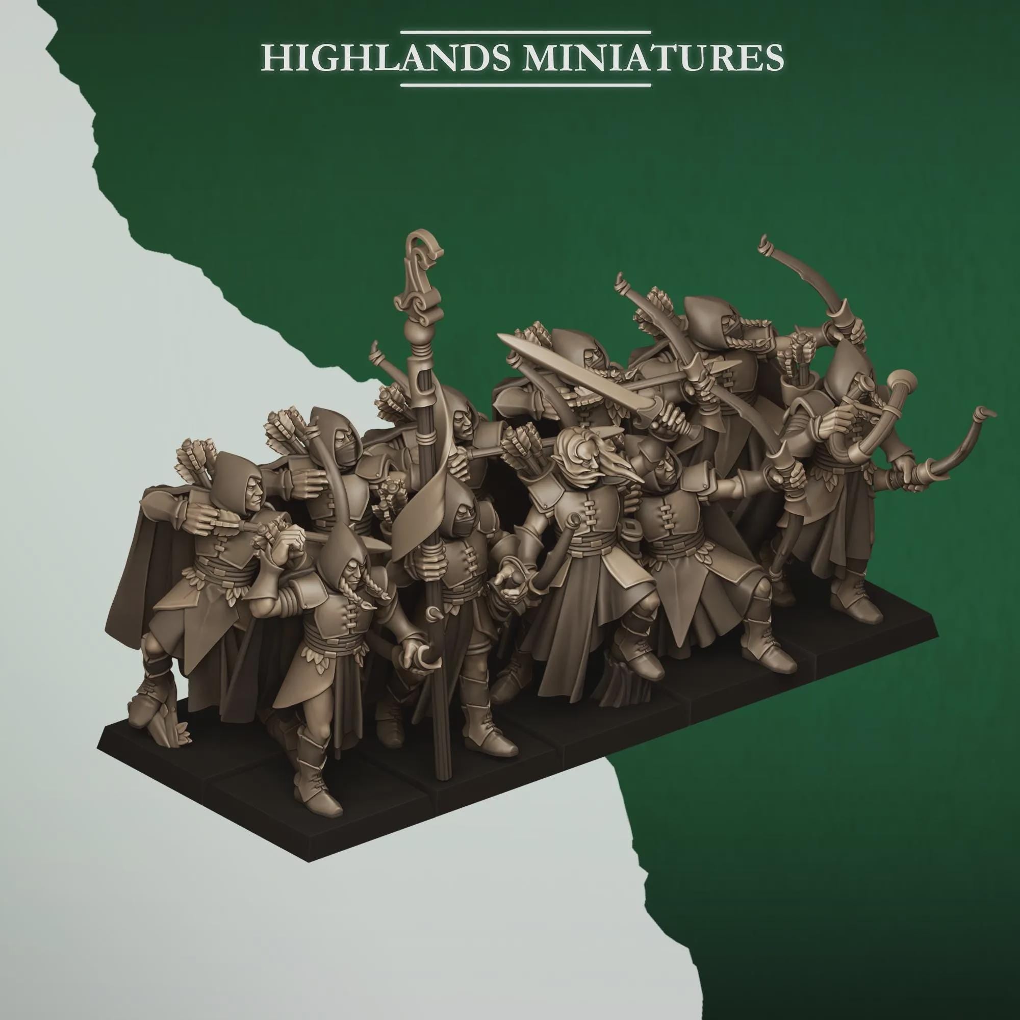 Feral Archers - Highlands Miniatures