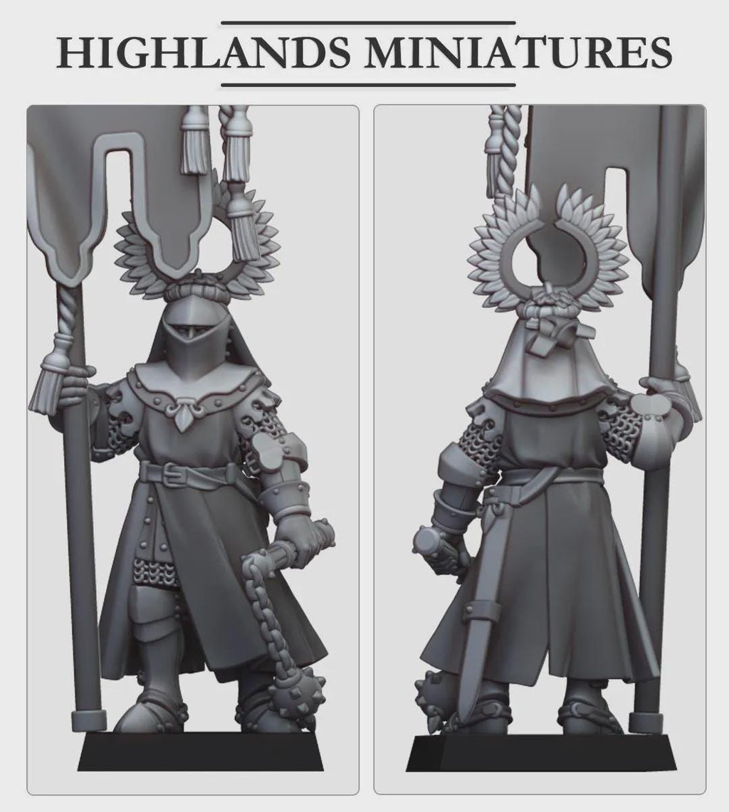 Gallia Battle Standard Bearer - Highlands Miniatures