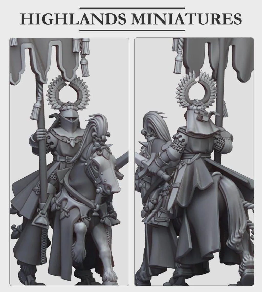 Gallia Battle Standard Bearer - Highlands Miniatures