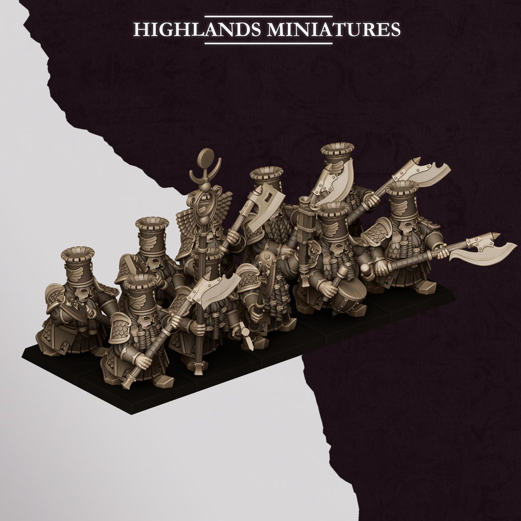 Marduk Heavy Guard With Great Weapons - Sons of Marduk - Highlands Miniatures
